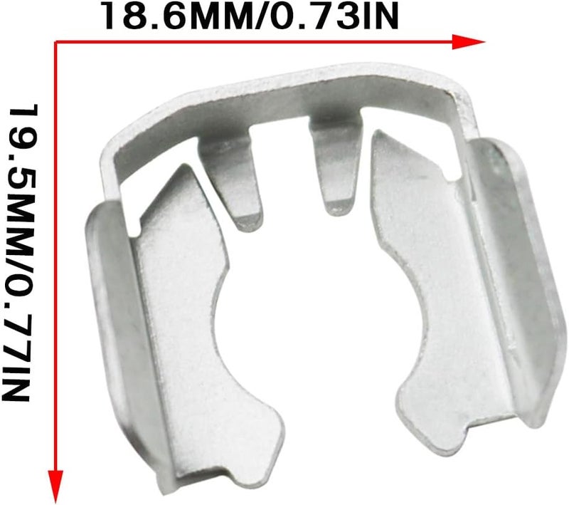 APRUT 6Pack 12570620 PC61004 Automotive Fuel Injector Metal Retaining Clip Kit - Image 2